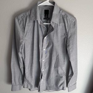 Gray dress shirt